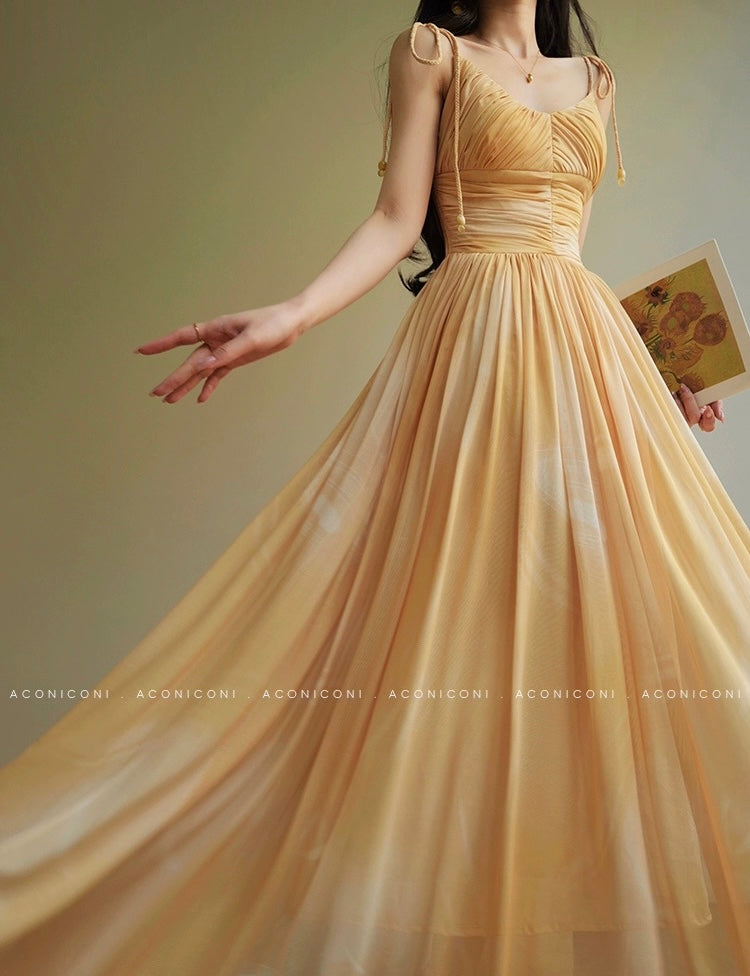 Aconiconi | Saffron Bloom Summer Dress