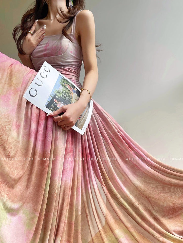 Aconiconi｜Tulle Treasure Long Summer Dress