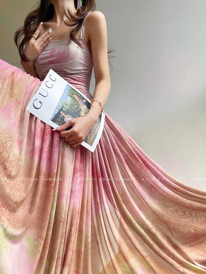 Aconiconi｜Tulle Treasure Long Summer Dress