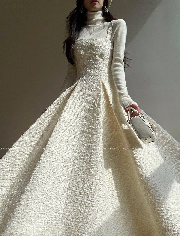 AconiconiWinter Night Moon Elegant Dress The Lunaria AconiconiWinter Night Moon Elegant Dress The Lunaria
