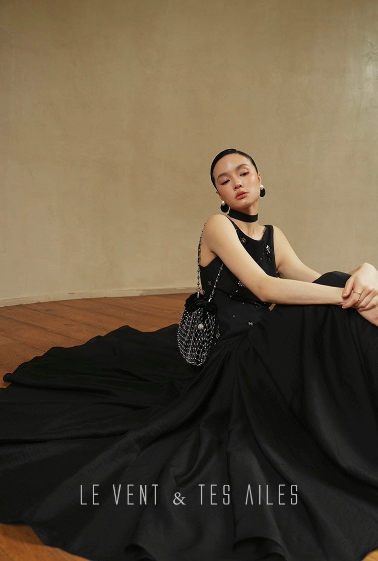 LE VENT & TES AILES | Noir Désir Evening Dress