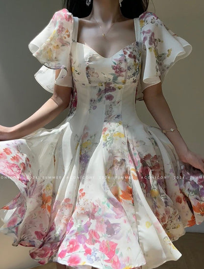 Aconiconi｜Love Flower French Fairy Dress
