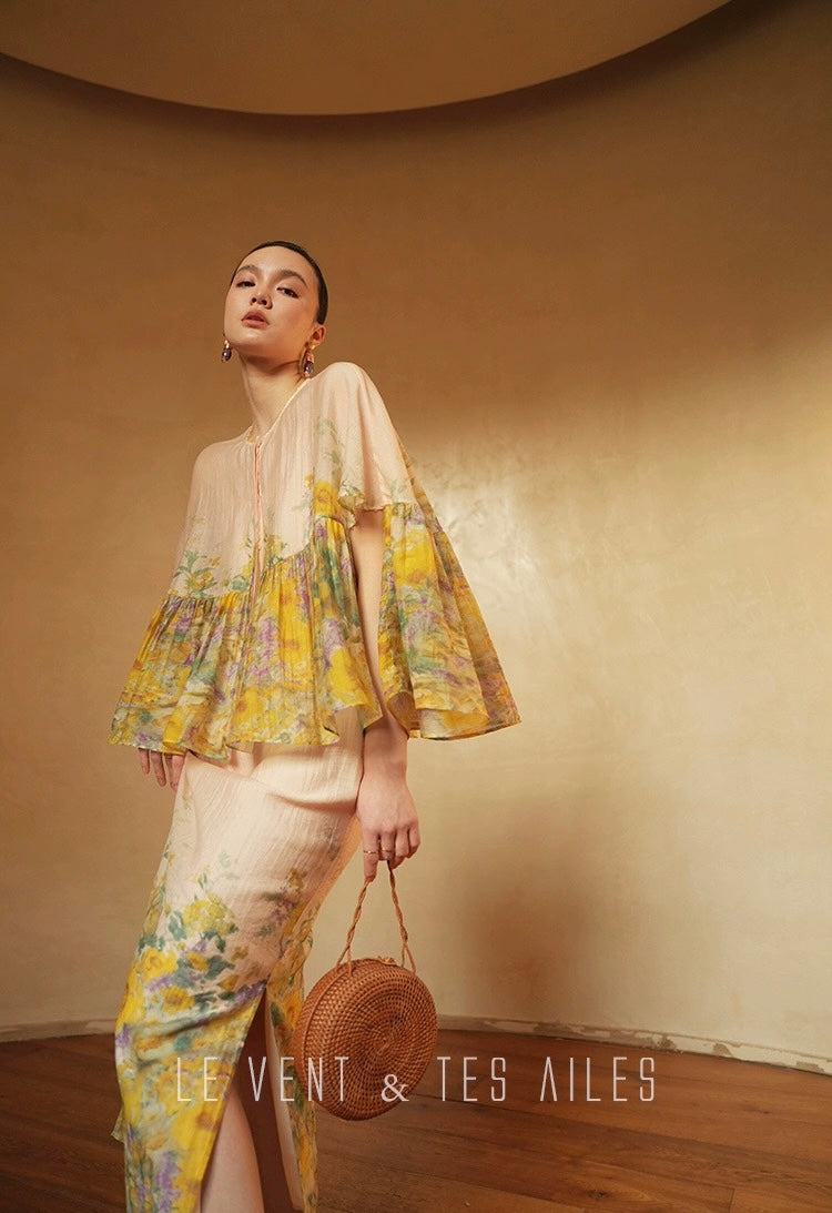 LE VENT & TES AILES | Amber Bloom Dress Set