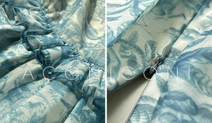 Aconiconi｜Blue Ocean Whisper fairy Dress