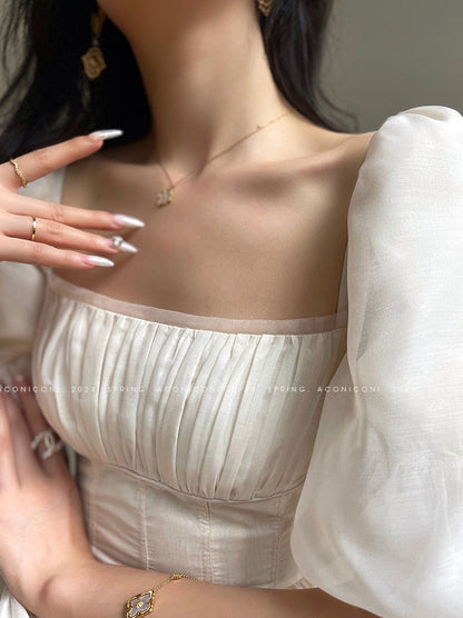 Aconiconi｜Florentia Long Princess Skirt Summer Dress