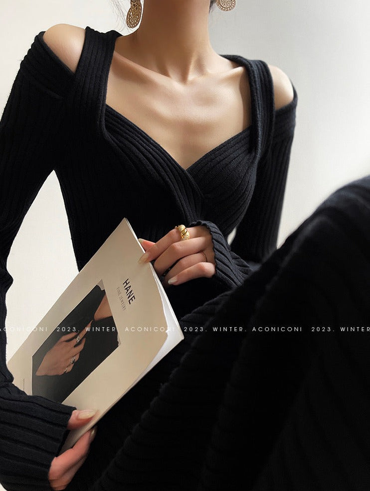 Aconiconi | Light Dream Elegant Knitted Dress