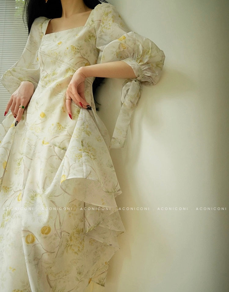 Aconiconi | Wisteria Drift Flowy Summer Dress