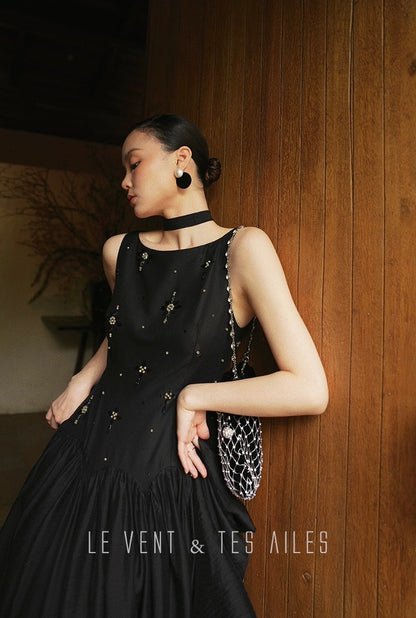 LE VENT & TES AILES | Noir Désir Evening Dress