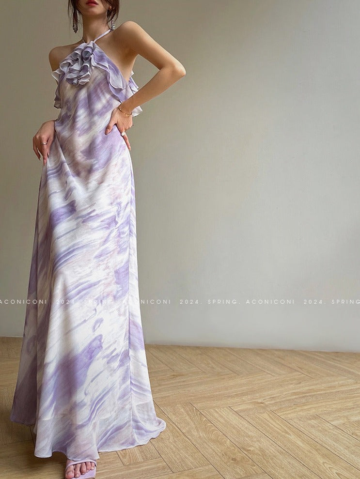 Aconiconi | Clematis Ruffles Romantic Long Dress