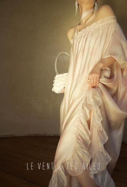 LE VENT & TES AILES | Rosalie Rouge Flowy Dress