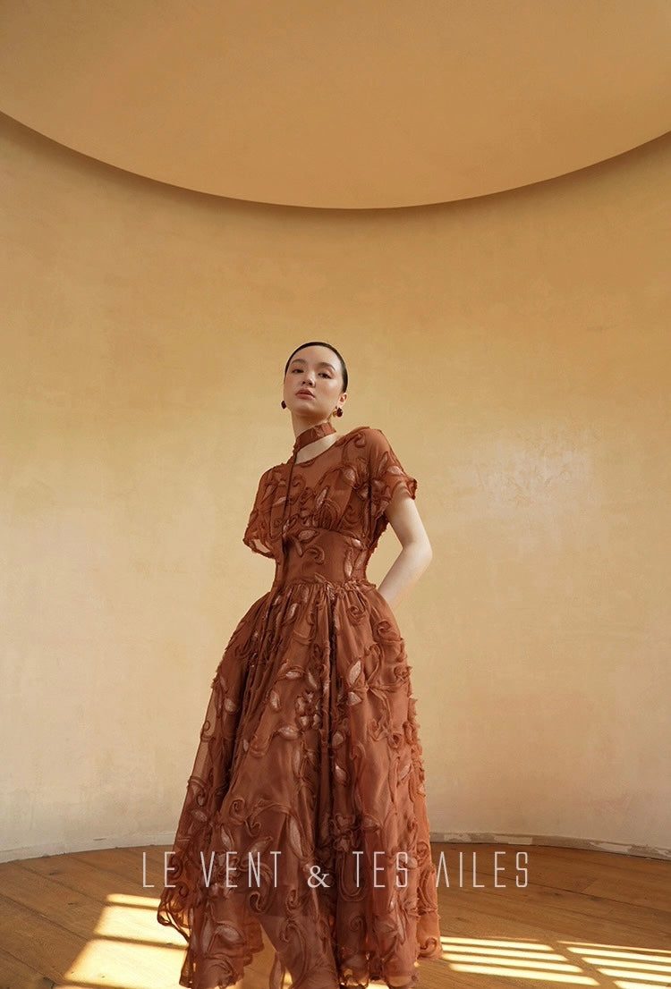 LE VENT & TES AILES | Miel Lumière Evening Dress