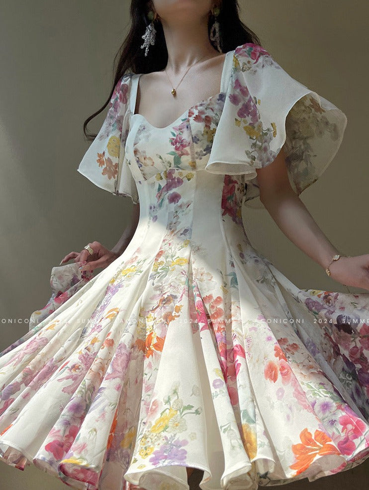 Aconiconi｜Love Flower French Fairy Dress