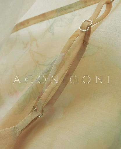 Aconiconi | Soft Sunrise Elegant Flowy Dress