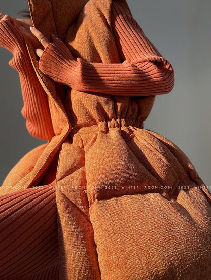 Aconiconi | Puff Sleeveless Winter Jacket