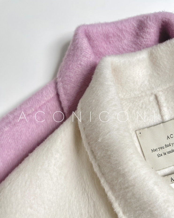 Aconiconi｜Fench long Wool Coat