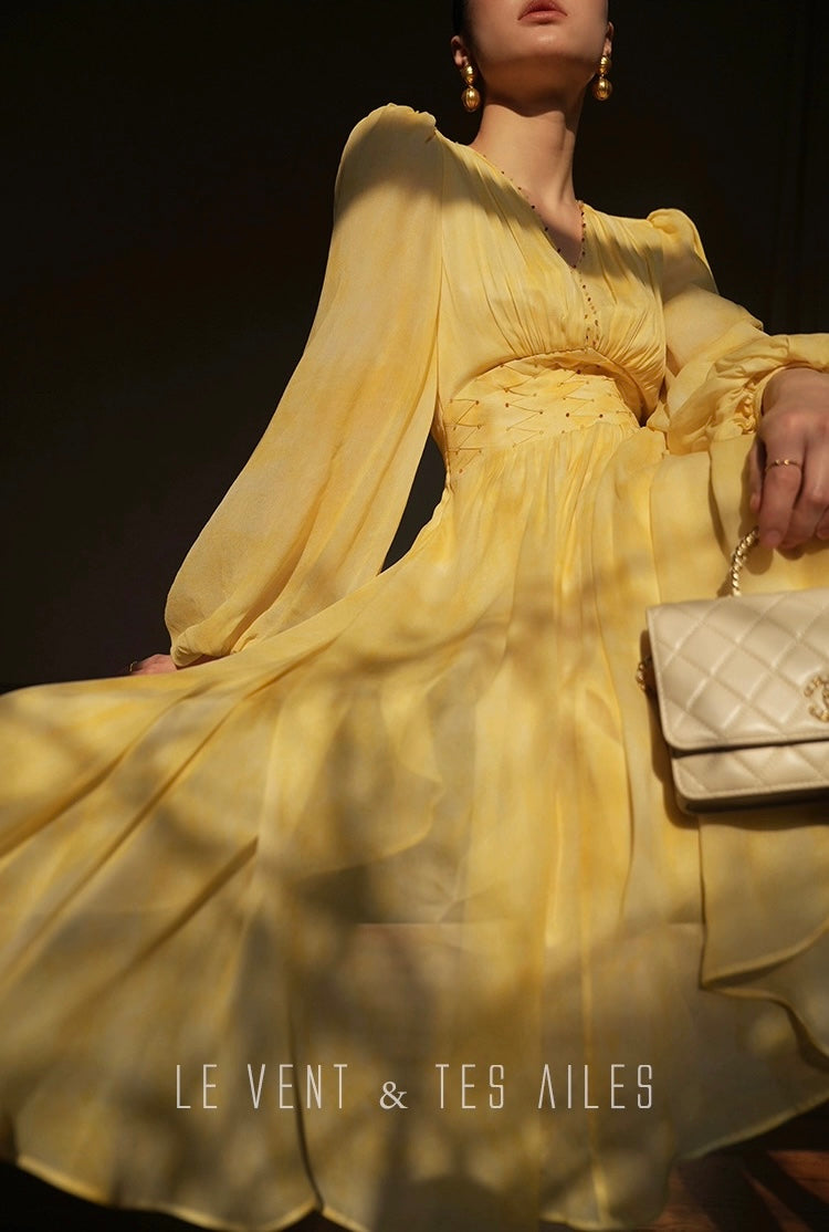 LE VENT & TES AILES | Marigold Muse Long Dress