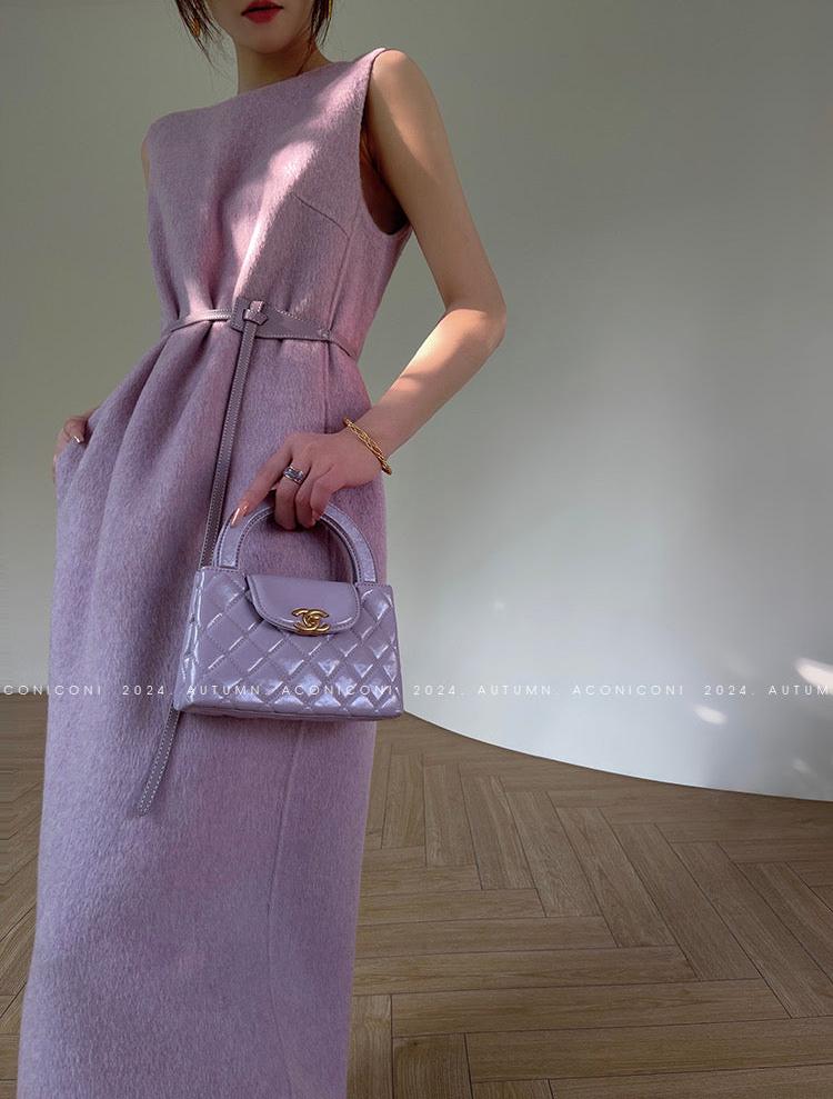 Aconiconi｜Munich Two Piece Wool Dress & Coat set