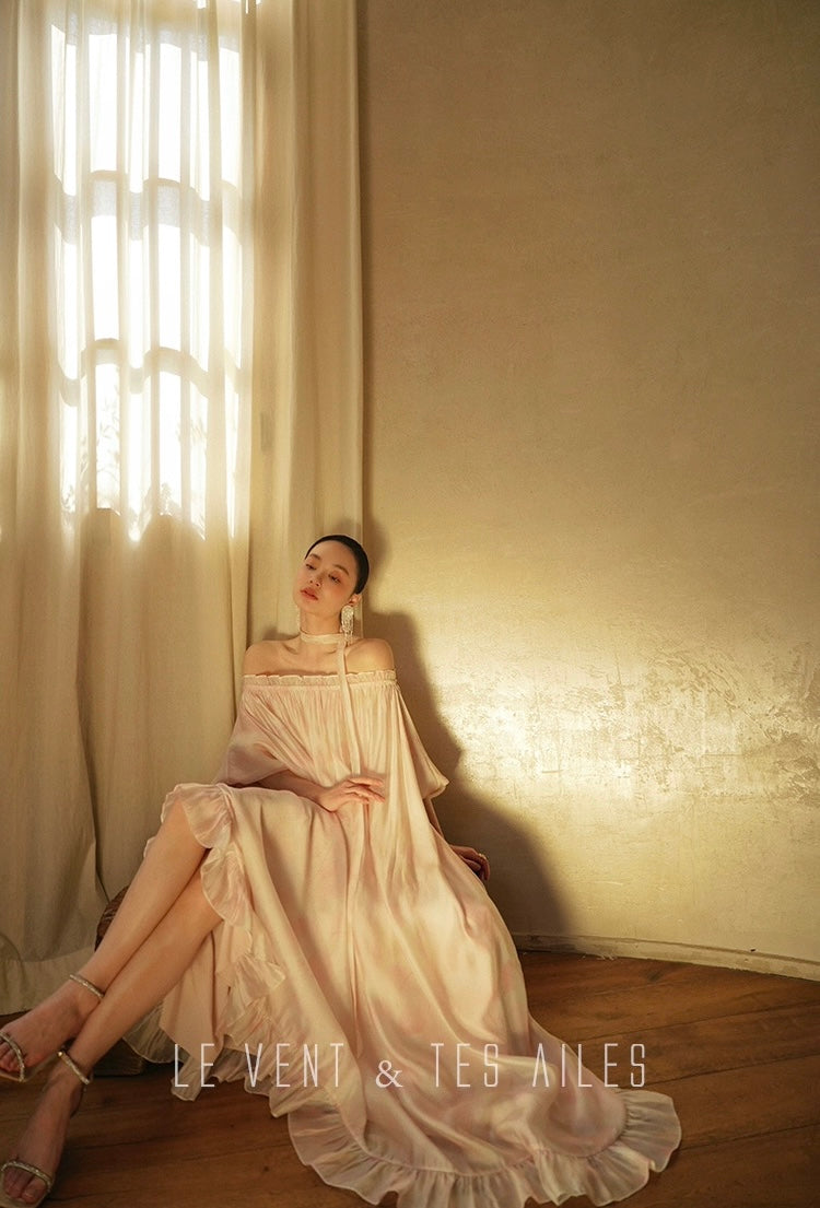 LE VENT & TES AILES | Rosalie Rouge Flowy Dress