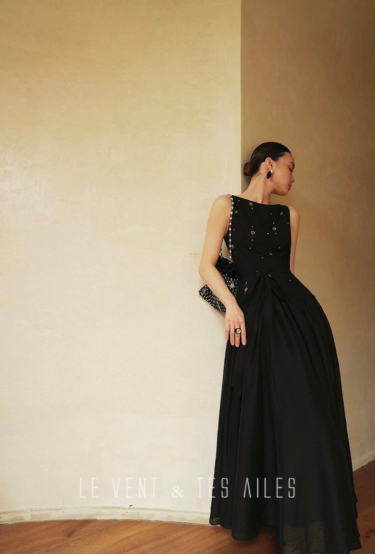LE VENT & TES AILES | Noir Désir Evening Dress