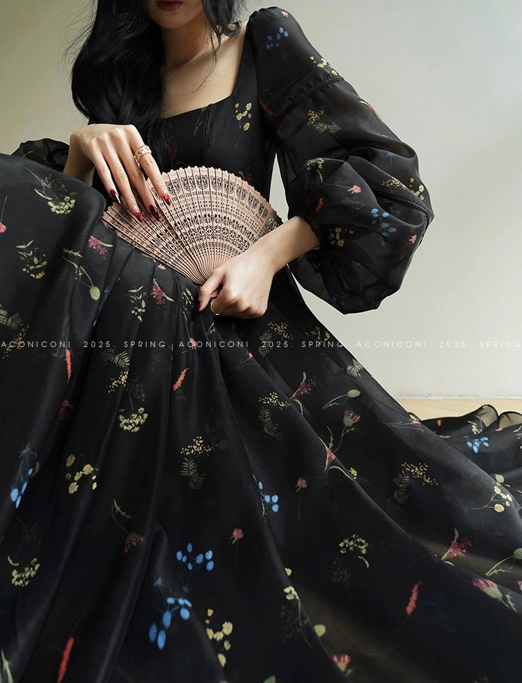 Aconiconi | Apricot Blossoms Flowy Dress