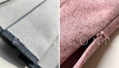 Aconiconi | Pink and Denim Skirt Suit