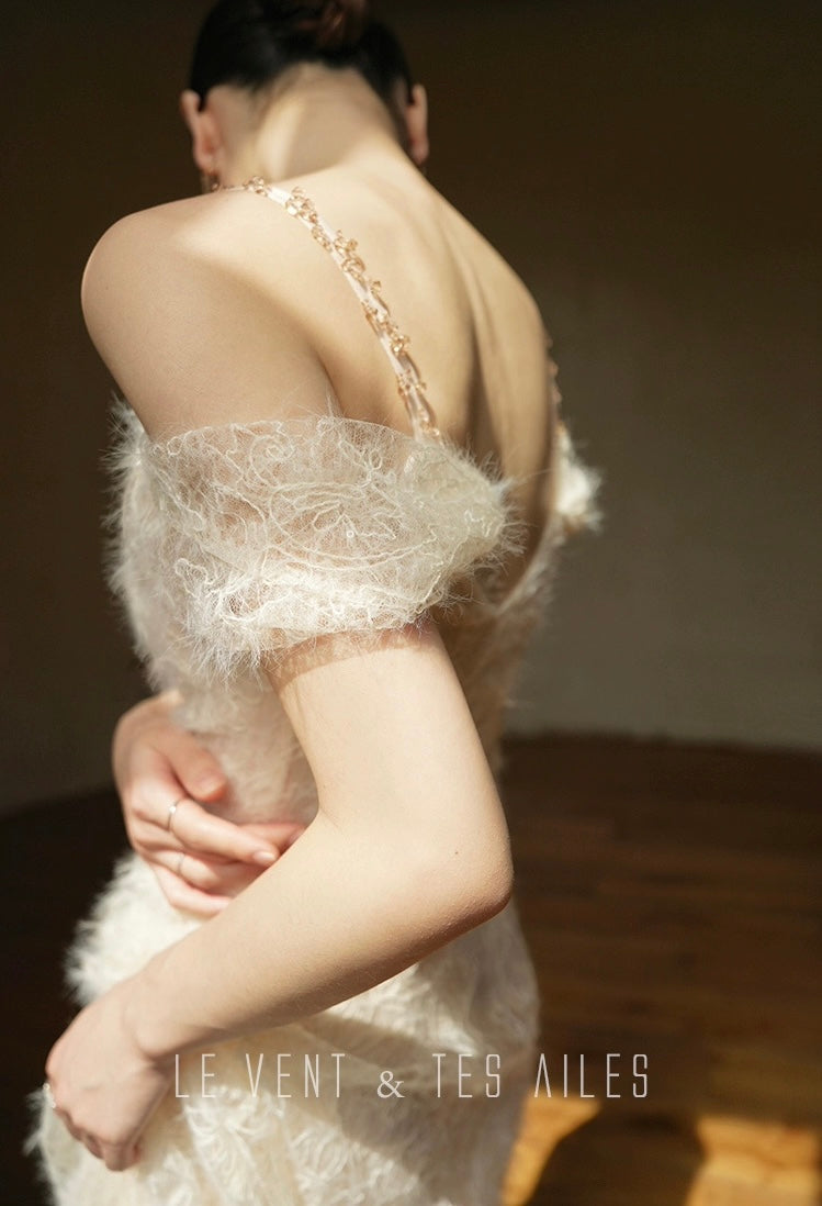 LE VENT & TES AILES | Vienna Whisper Off Shoulder Dress