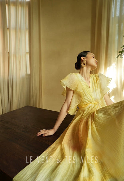 LE VENT & TES AILES | Amber Bloom Flowy Dress