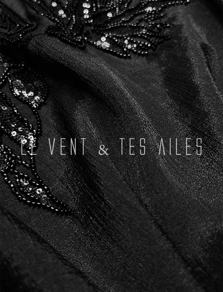 LE VENT & TES AILES | Isabella Noire Evening Dress