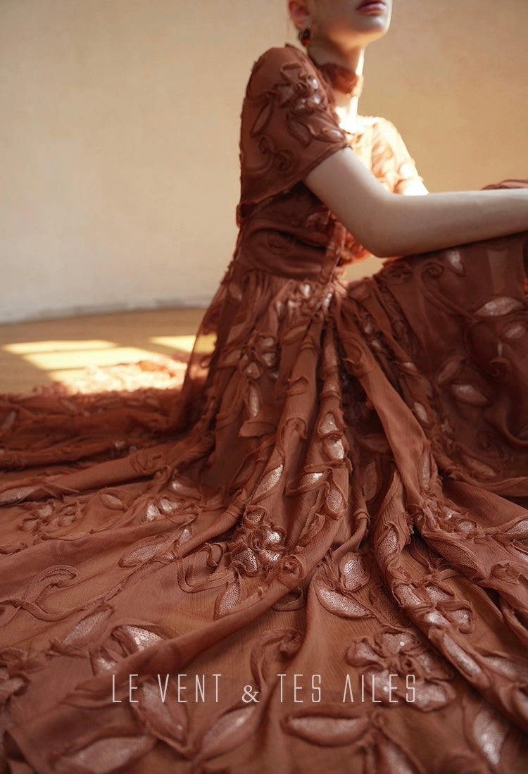 LE VENT & TES AILES | Miel Lumière Evening Dress