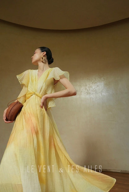 LE VENT & TES AILES | Amber Bloom Flowy Dress