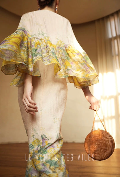 LE VENT & TES AILES | Amber Bloom Dress Set