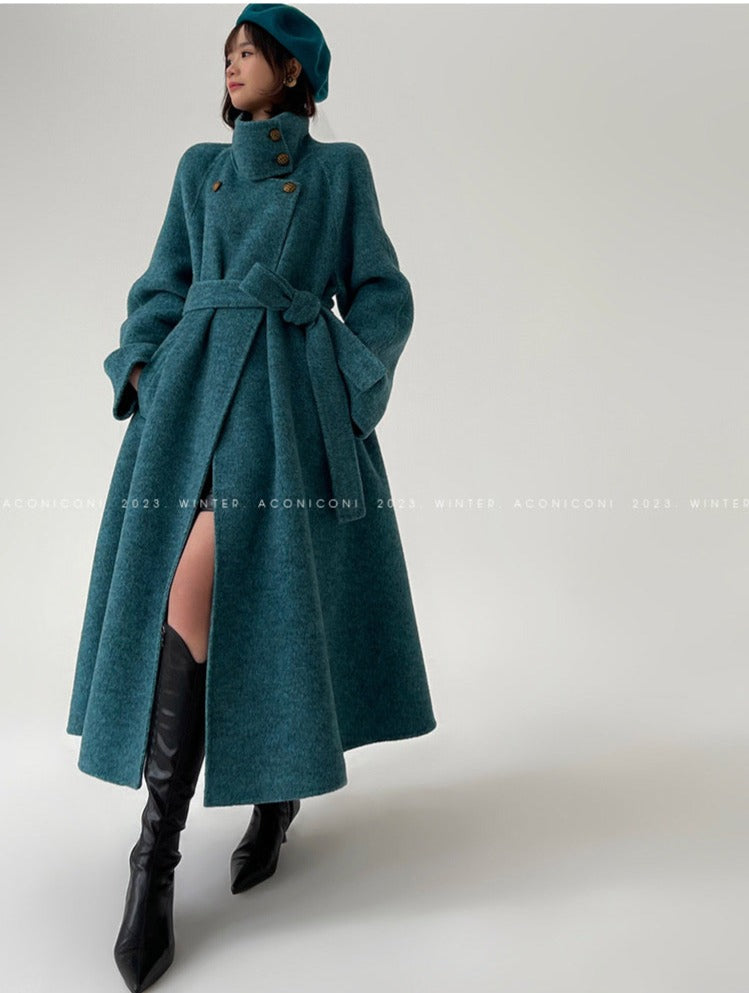 Aconiconi｜Lanyu Bay Long Wool Coat