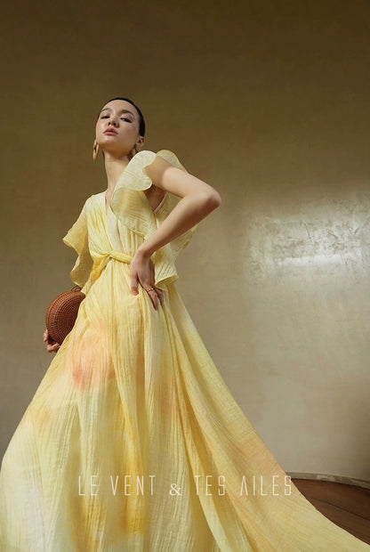 LE VENT & TES AILES | Amber Bloom Flowy Dress