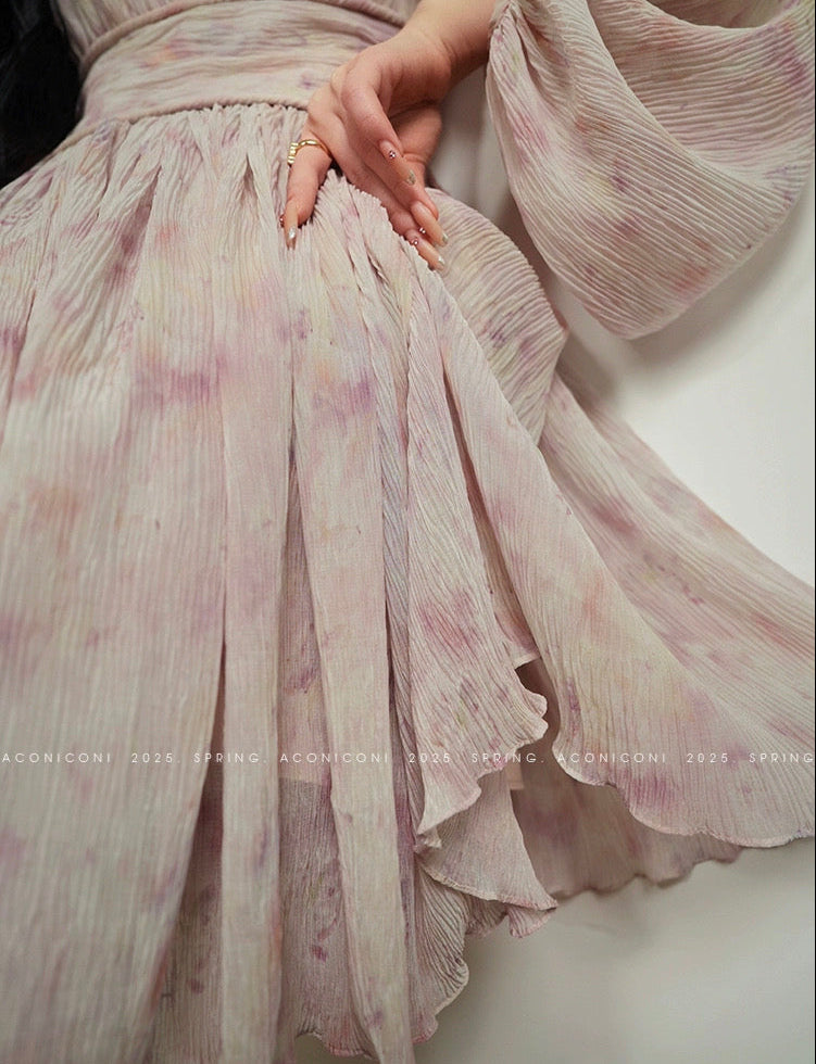 Aconiconi | Blush Reverie Short Dress