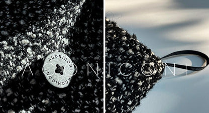 Aconiconi｜Secret Fragrance Tweed wool Skirt Suit