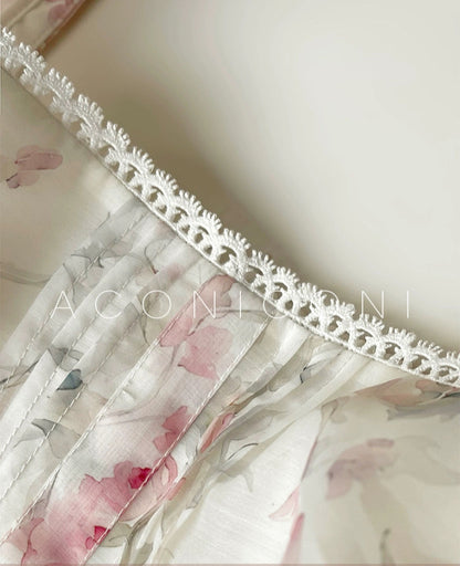 Aconiconi ｜Sweet Amelie Short Dress