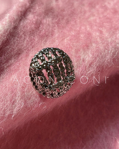 Aconiconi｜Inkstone Retro Stand Collar Wool Coat