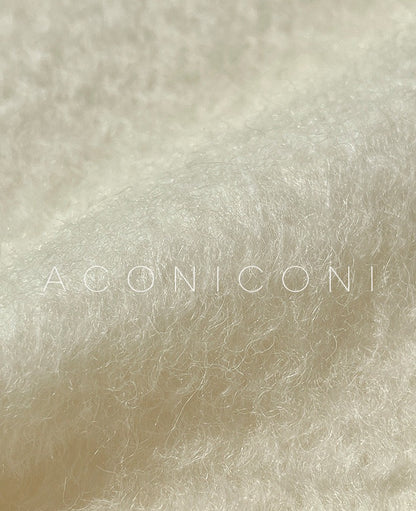 Aconiconi | Whispering Snow Angel Winter Short Wool Coat