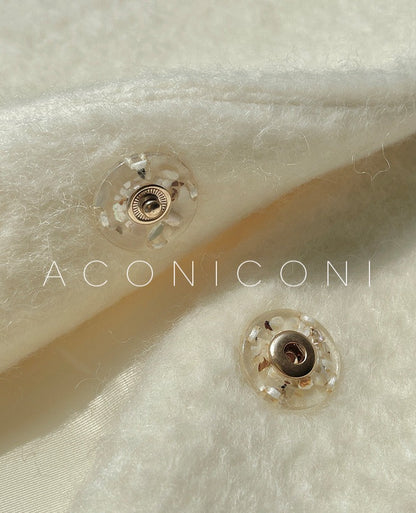 Aconiconi | Whispering Snow Angel Winter Short Wool Coat