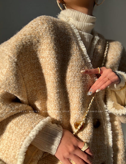 Aconiconi | First Snow Thick Tweed Wool Suit