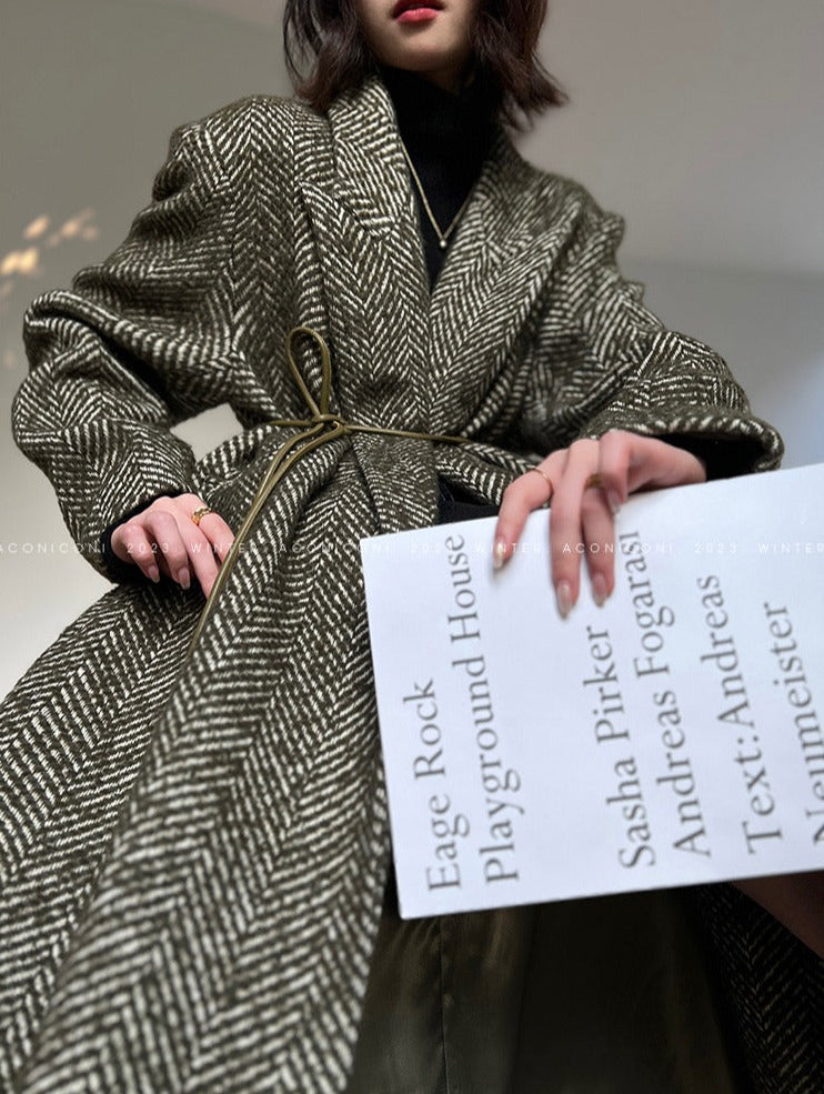 Aconiconi｜Misty Pine Forest Coat