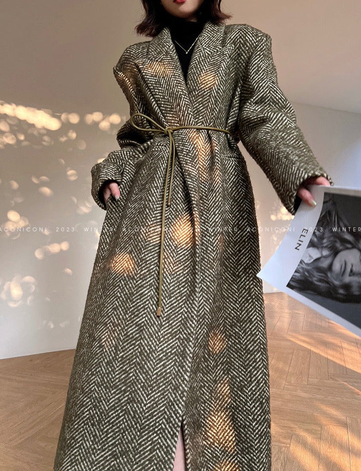 Aconiconi｜Misty Pine Forest Coat