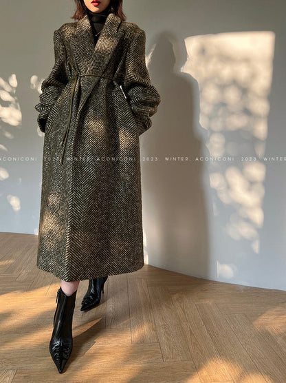 Aconiconi｜Misty Pine Forest Coat