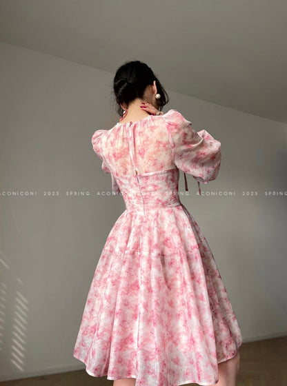 Aconiconi | Spring Brewing Tea Time French Dress