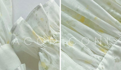 Aconiconi｜Tea Break Fairy Off Shoulder Dress