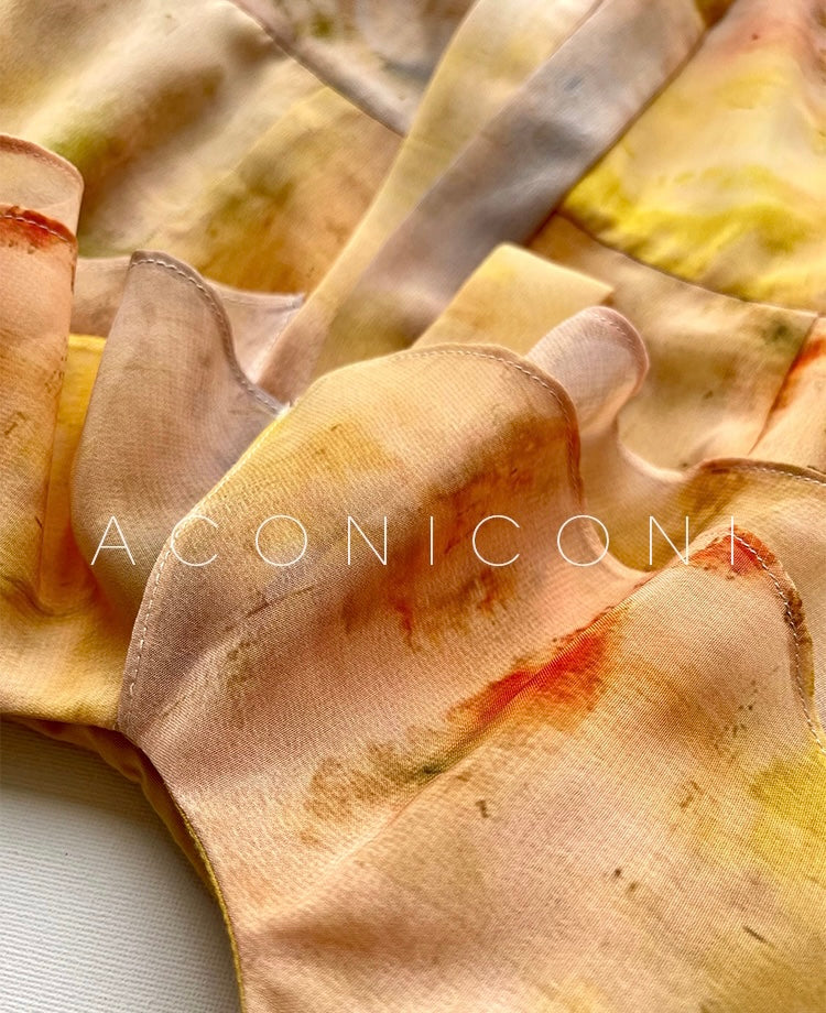 Aconiconi｜Floating Painting Summer Suspender Dress