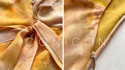 Aconiconi｜Floating Painting Summer Suspender Dress