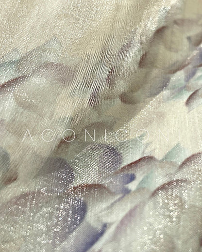 Aconiconi｜Flower Brocade Evening Smoke Broken Flower Fairy Dress