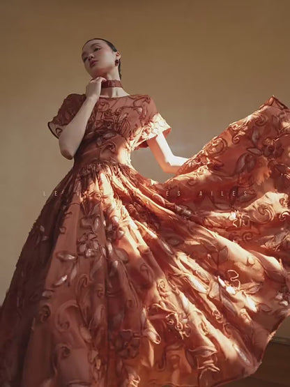 LE VENT & TES AILES | Miel Lumière Evening Dress