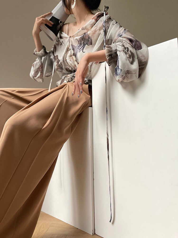 Aconiconi｜Manny's Shirt Long Sleeve Print